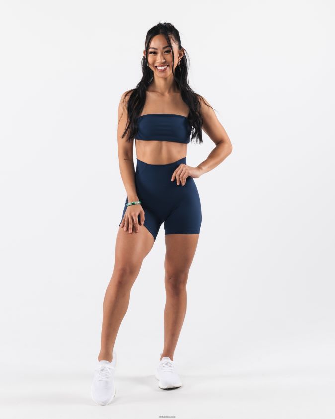 femmes vêtements 46FZDN36 Alphalete bandeau aura bleu d'encre