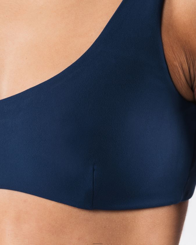 femmes vêtements 46FZDN38 Alphalete soutien-gorge sculptant aura bleu d'encre