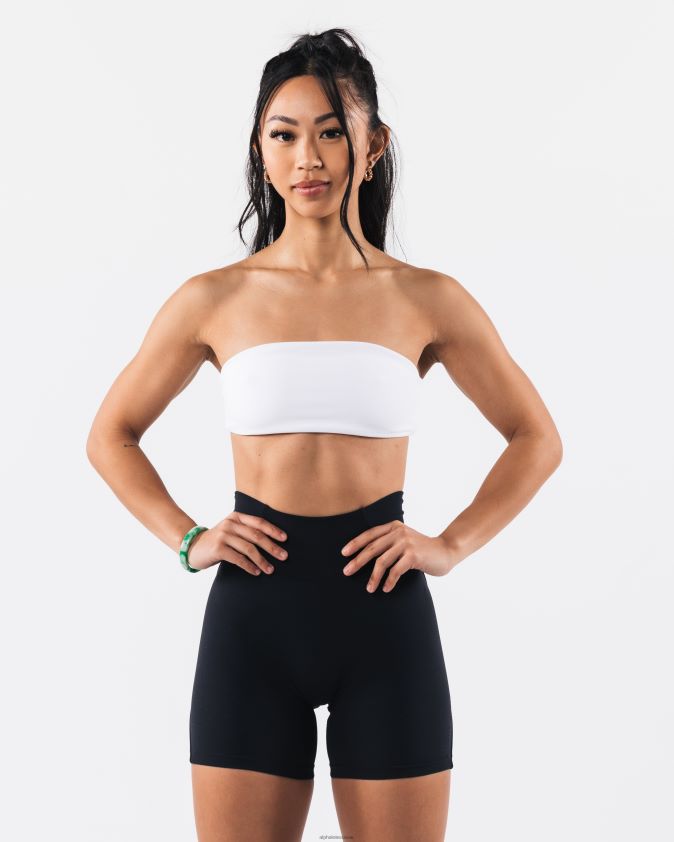 femmes vêtements 46FZDN41 Alphalete bandeau aura blanc