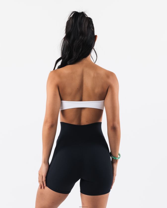 femmes vêtements 46FZDN41 Alphalete bandeau aura blanc