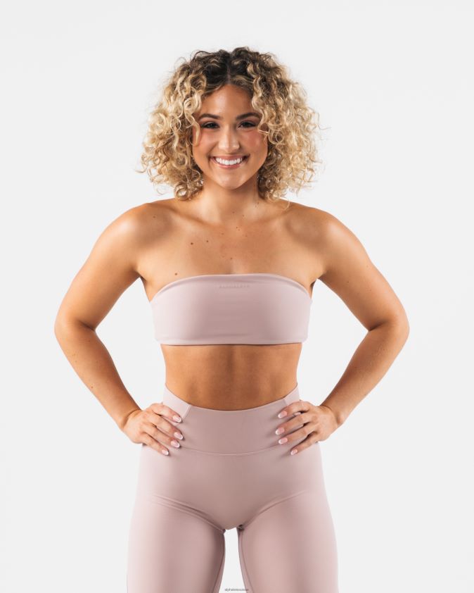 femmes vêtements 46FZDN44 Alphalete bandeau aura marron porcelaine