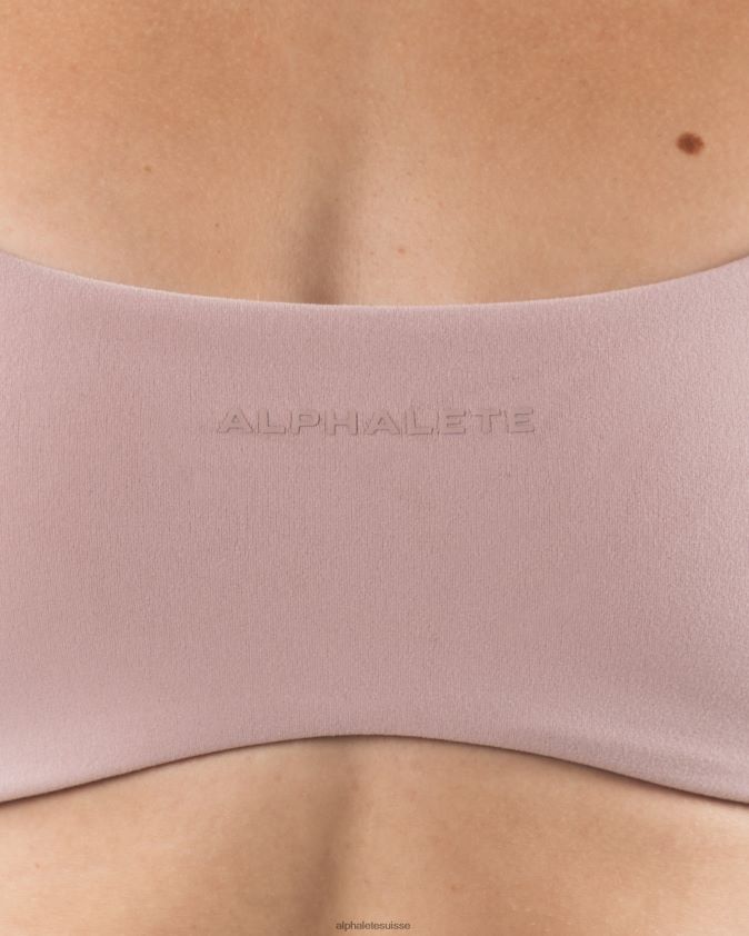 femmes vêtements 46FZDN45 Alphalete soutien-gorge à bretelles aura marron porcelaine