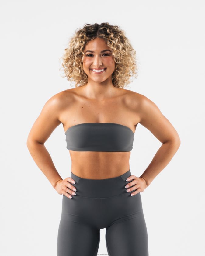 femmes vêtements 46FZDN50 Alphalete bandeau aura gris étain