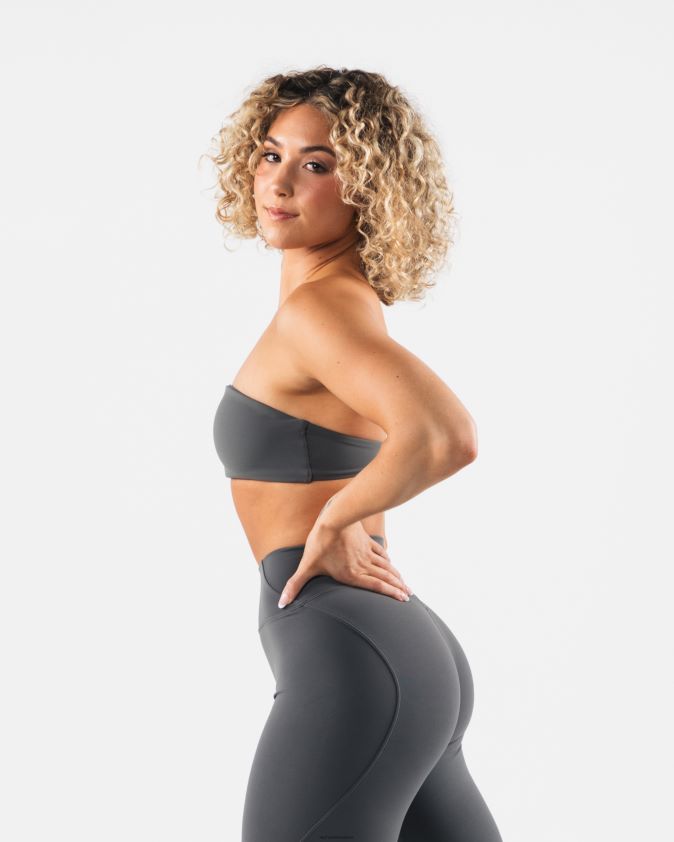 femmes vêtements 46FZDN50 Alphalete bandeau aura gris étain