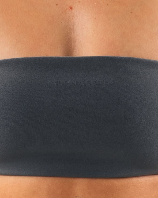 femmes vêtements 46FZDN50 Alphalete bandeau aura gris étain