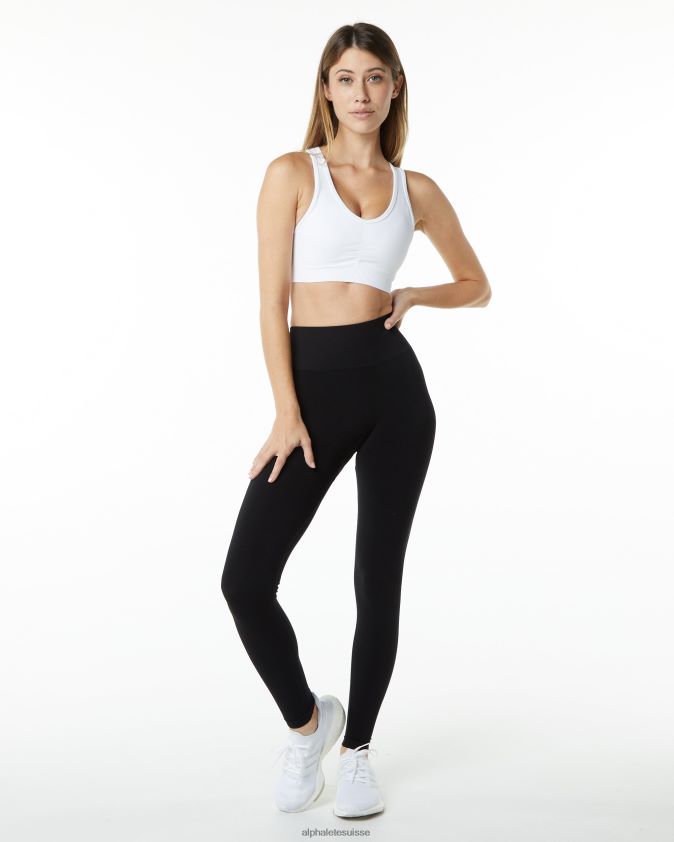 femmes vêtements 46FZDN77 Alphalete amplifier le soutien-gorge blanc