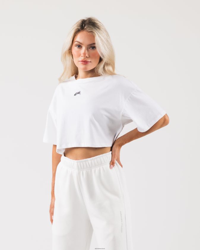 femmes vêtements 46FZDN186 Alphalete culture d'origine blanc/étain