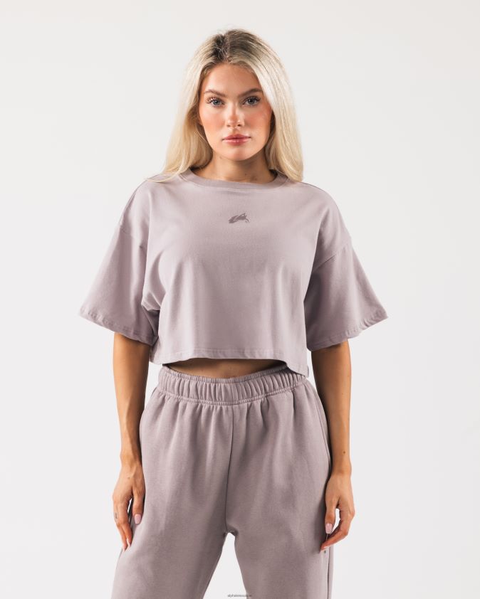 femmes vêtements 46FZDN188 Alphalete culture d'origine rose d'eau de rose