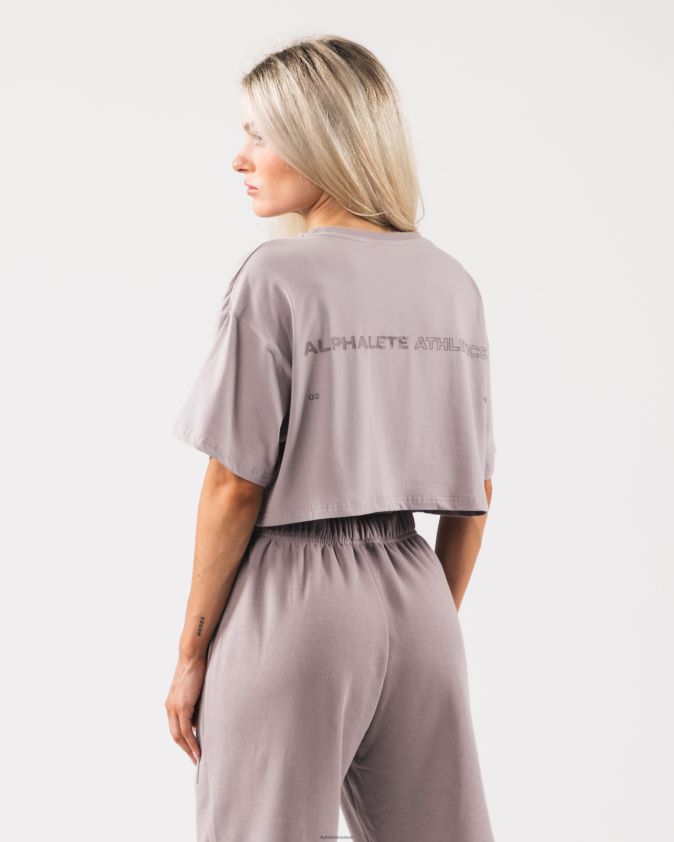 femmes vêtements 46FZDN188 Alphalete culture d'origine rose d'eau de rose