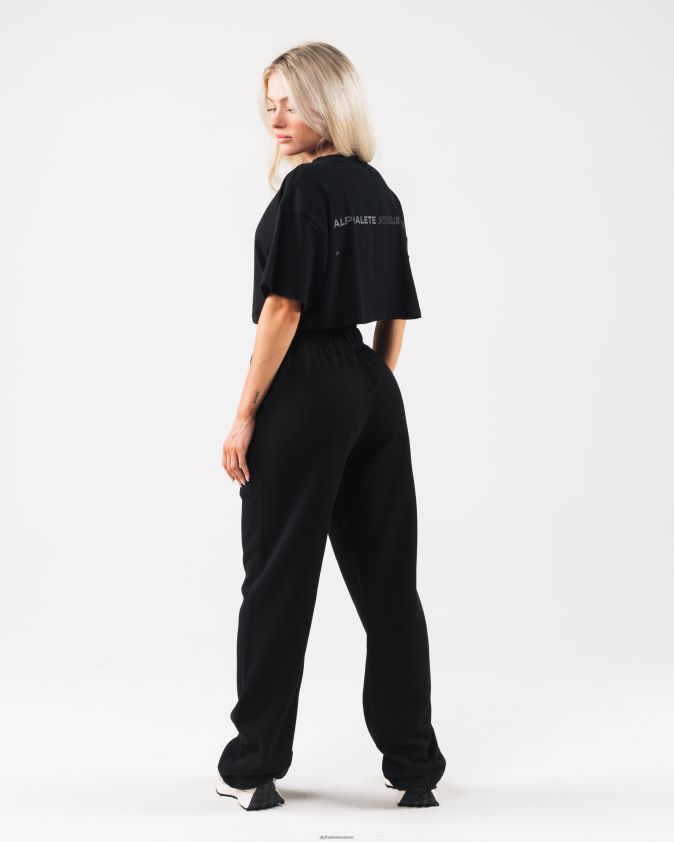 femmes vêtements 46FZDN192 Alphalete culture d'origine noir