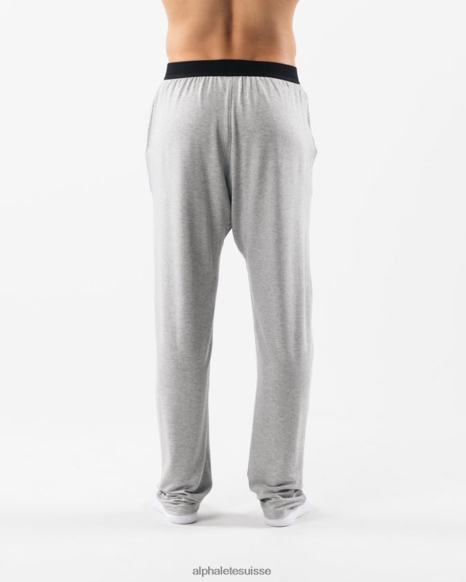 Hommes vêtements 46FZDN711 Alphalete pantalon de détente gris chiné