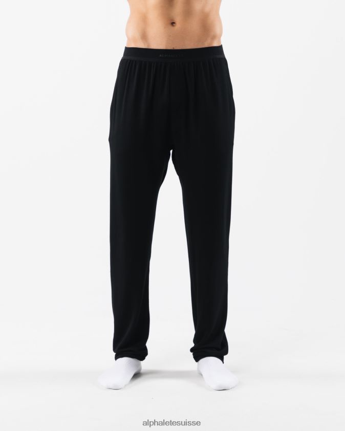 Hommes vêtements 46FZDN713 Alphalete pantalon de détente noir