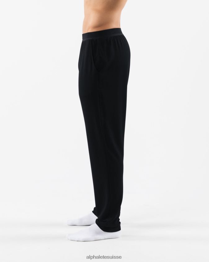 Hommes vêtements 46FZDN713 Alphalete pantalon de détente noir