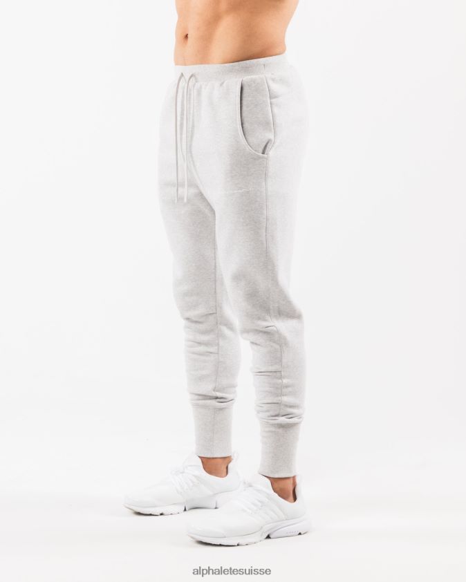 Hommes vêtements 46FZDN714 Alphalete jogger du club de l'académie gris chiné