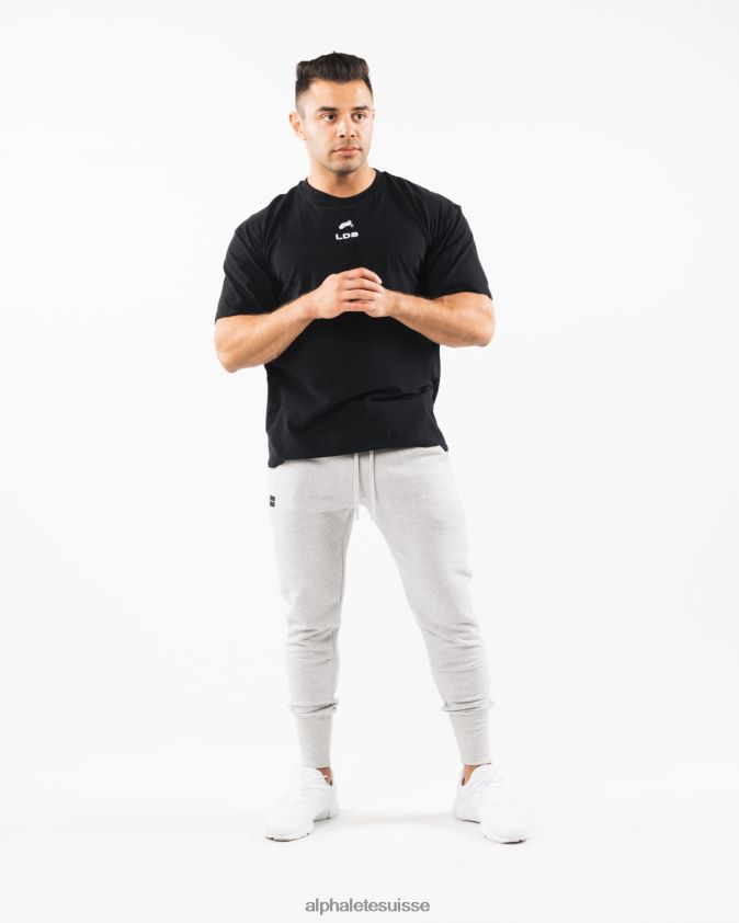 Hommes vêtements 46FZDN714 Alphalete jogger du club de l'académie gris chiné