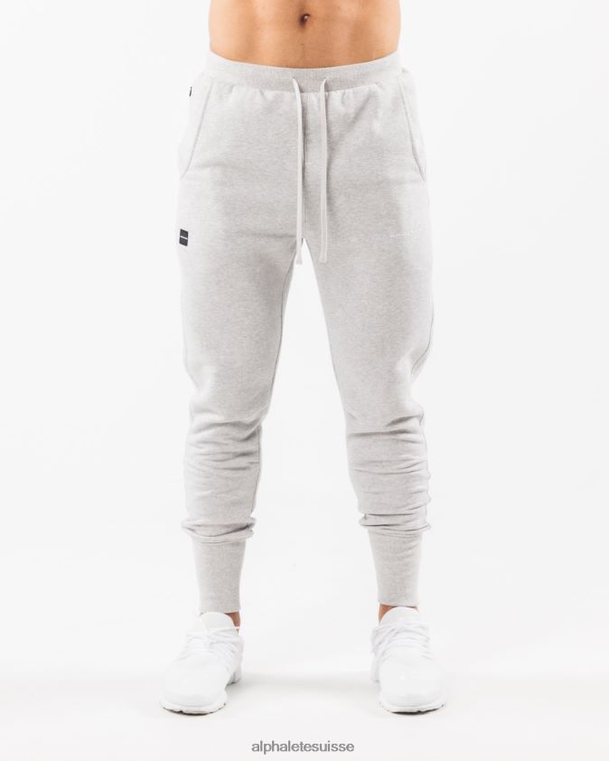 Hommes vêtements 46FZDN714 Alphalete jogger du club de l'académie gris chiné
