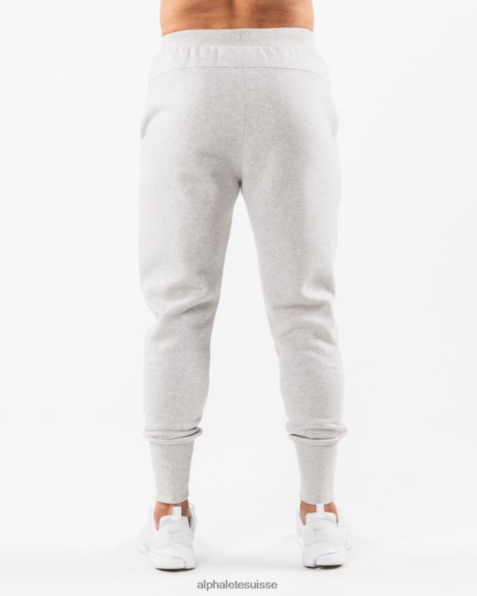 Hommes vêtements 46FZDN714 Alphalete jogger du club de l'académie gris chiné