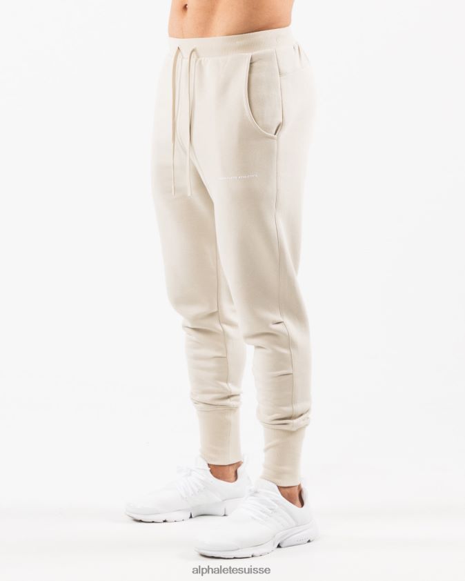 Hommes vêtements 46FZDN715 Alphalete jogger du club de l'académie coquillage marron