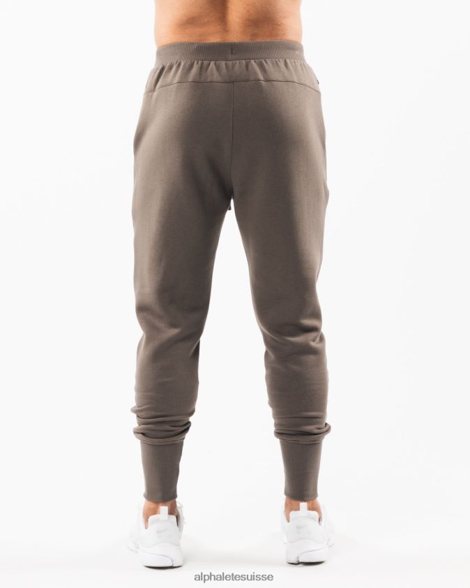 Hommes vêtements 46FZDN716 Alphalete jogger du club de l'académie marron taupe désert
