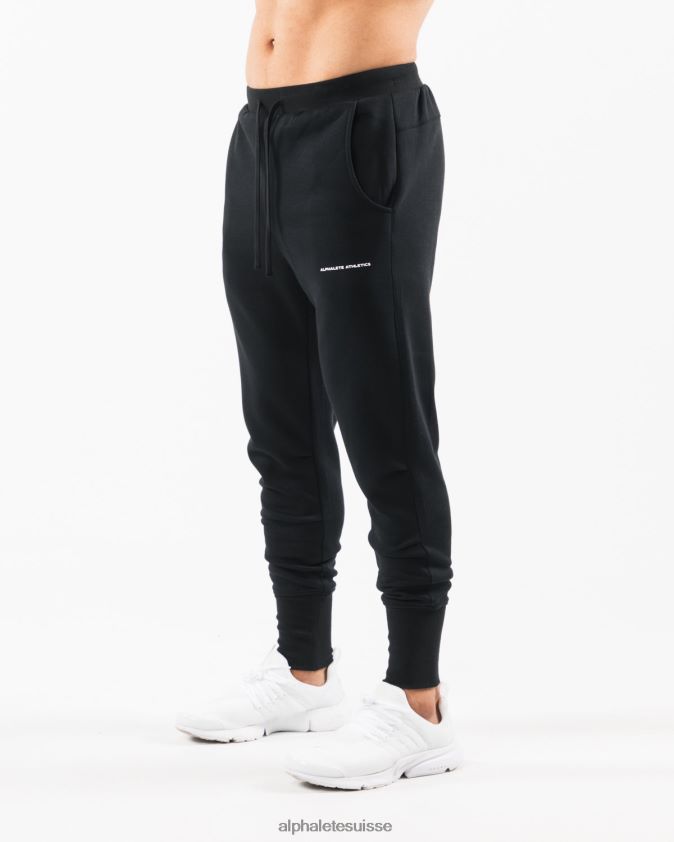 Hommes vêtements 46FZDN717 Alphalete jogger du club de l'académie noir