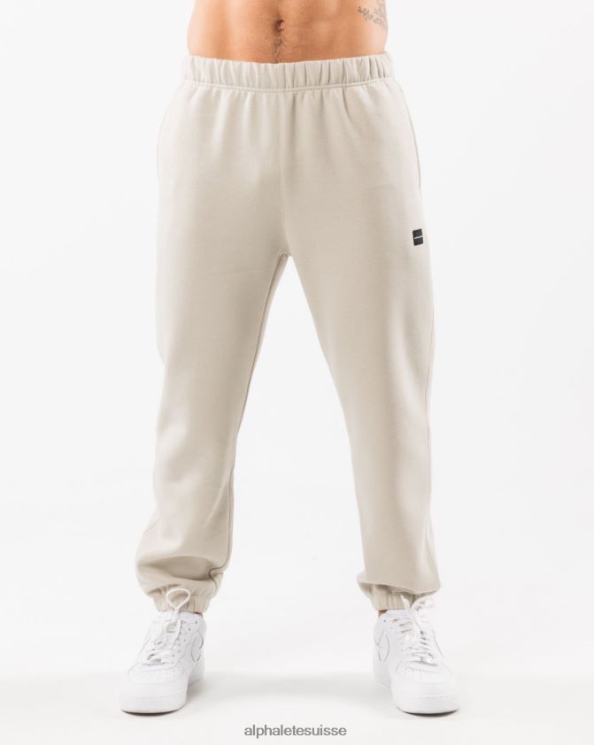 Hommes vêtements 46FZDN719 Alphalete jogging décontracté Academy coquillage marron