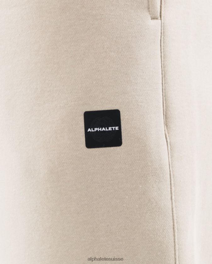 Hommes vêtements 46FZDN719 Alphalete jogging décontracté Academy coquillage marron