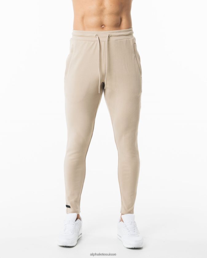 Hommes vêtements 46FZDN723 Alphalete jogger d'identité lin marron