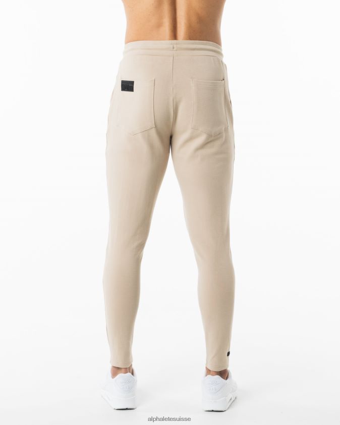 Hommes vêtements 46FZDN723 Alphalete jogger d'identité lin marron