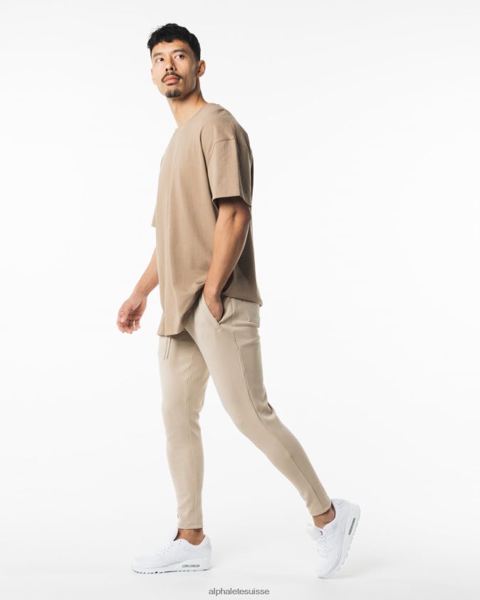 Hommes vêtements 46FZDN723 Alphalete jogger d'identité lin marron