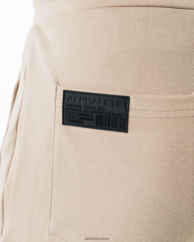 Hommes vêtements 46FZDN723 Alphalete jogger d'identité lin marron