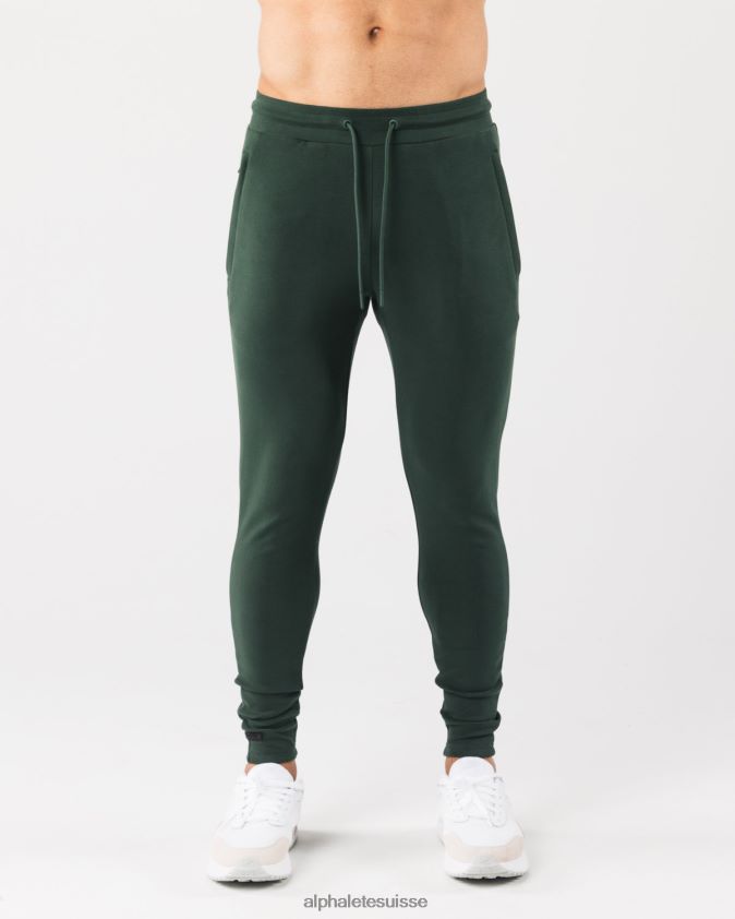 Hommes vêtements 46FZDN726 Alphalete jogger d'identité vert persistant