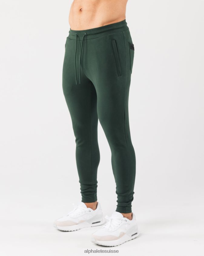 Hommes vêtements 46FZDN726 Alphalete jogger d'identité vert persistant