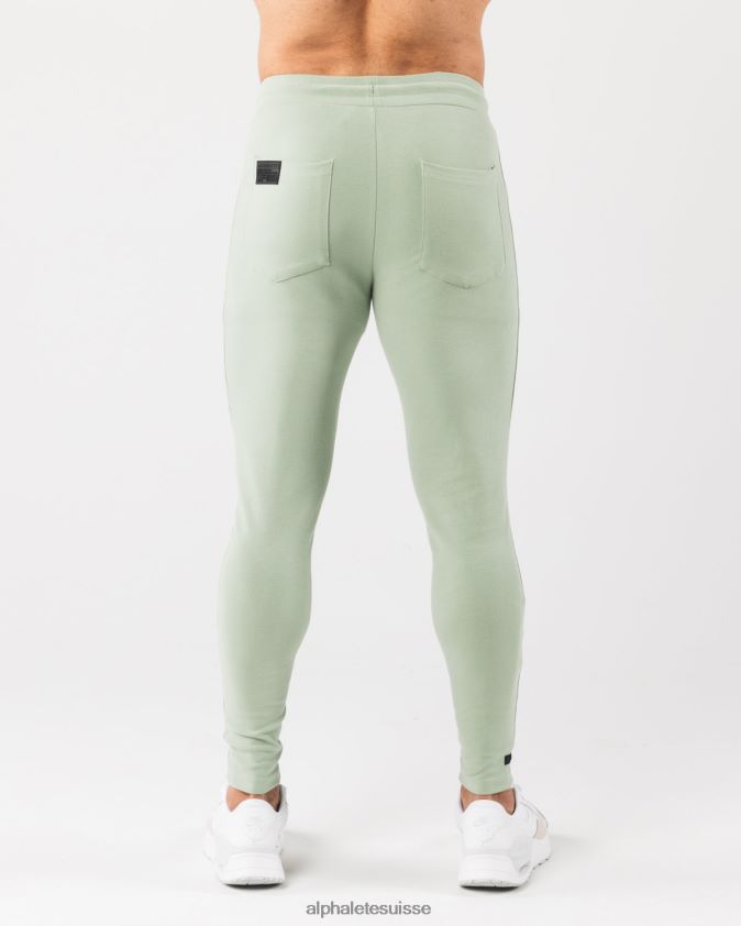 Hommes vêtements 46FZDN727 Alphalete jogger d'identité vert sauge