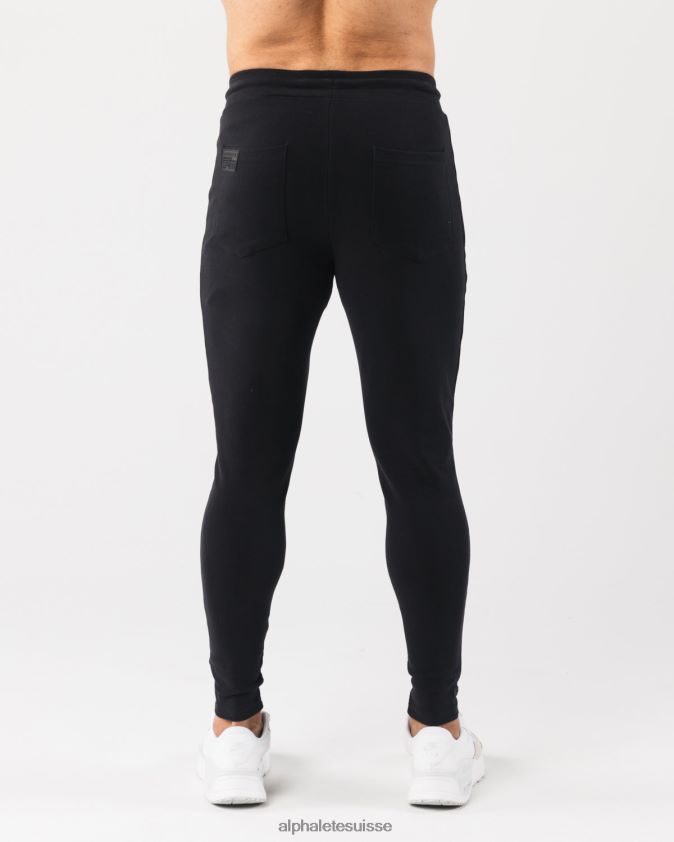 Hommes vêtements 46FZDN729 Alphalete jogger d'identité noir