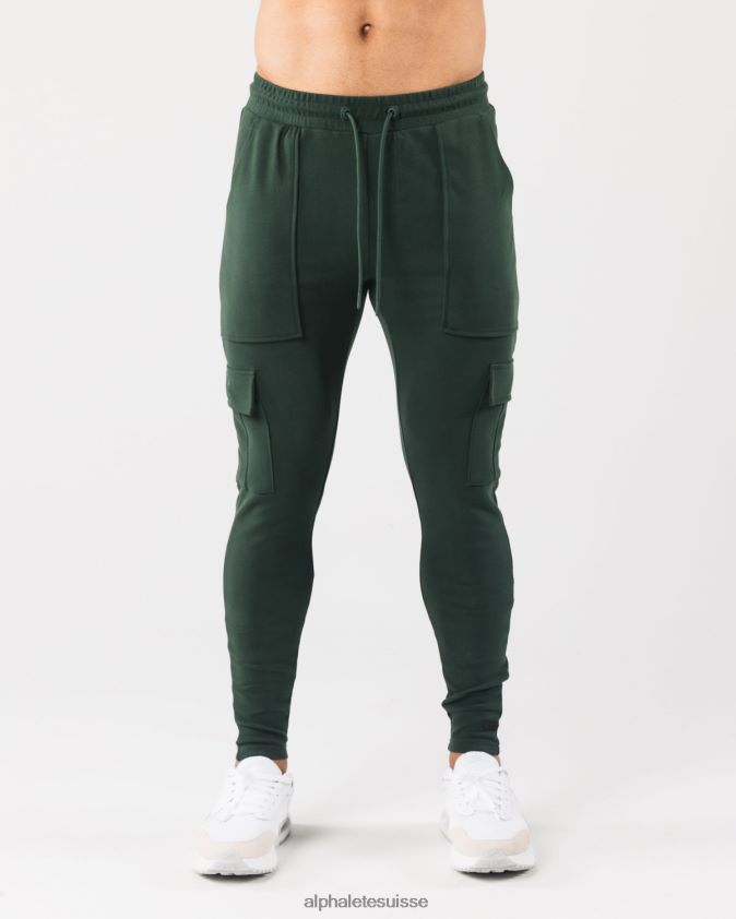 Hommes vêtements 46FZDN732 Alphalete cargaison d'identité vert persistant