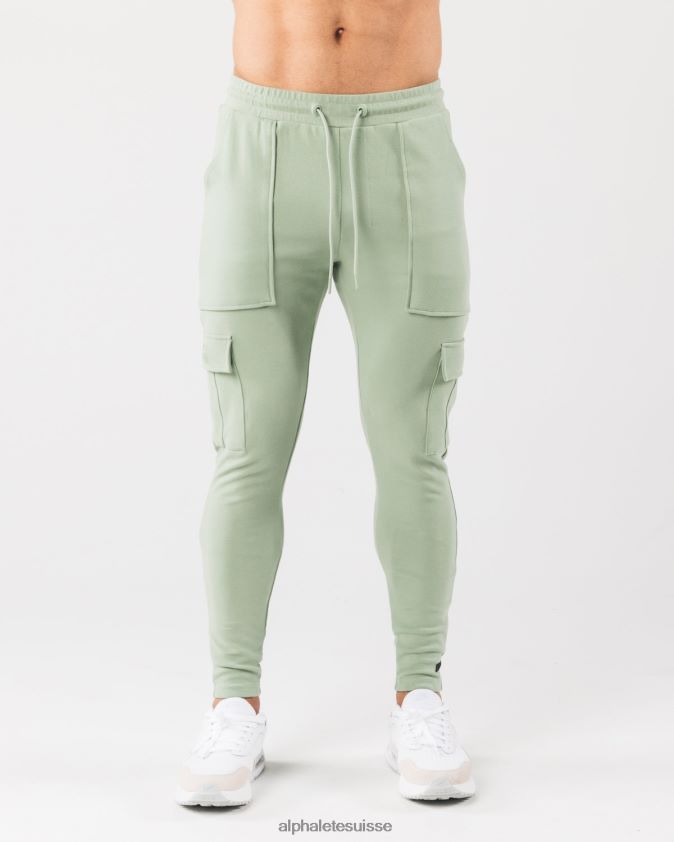 Hommes vêtements 46FZDN733 Alphalete cargaison d'identité vert sauge