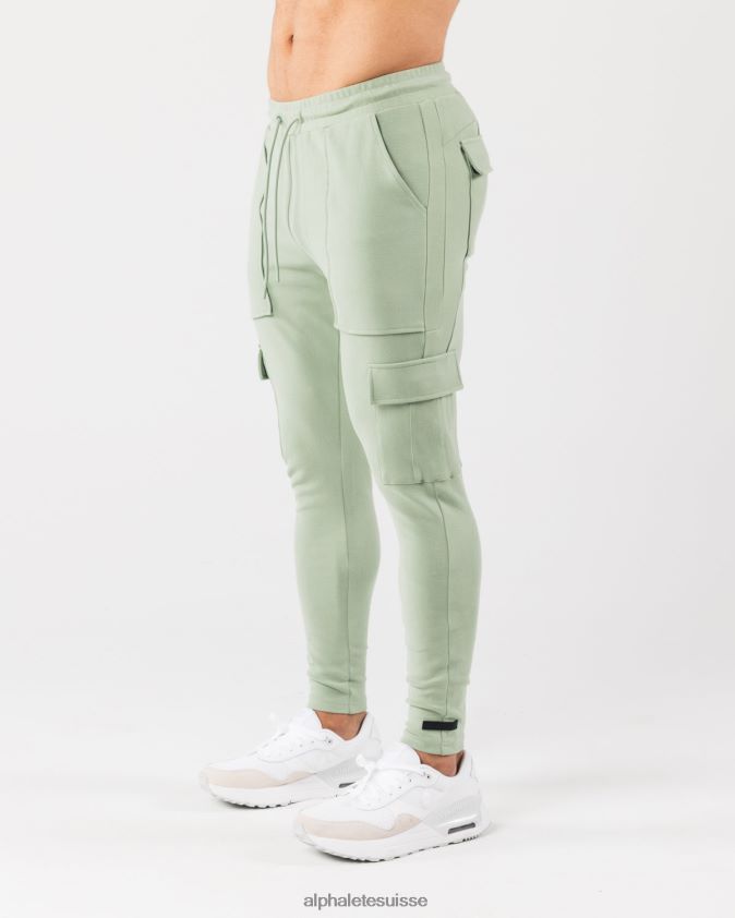 Hommes vêtements 46FZDN733 Alphalete cargaison d'identité vert sauge
