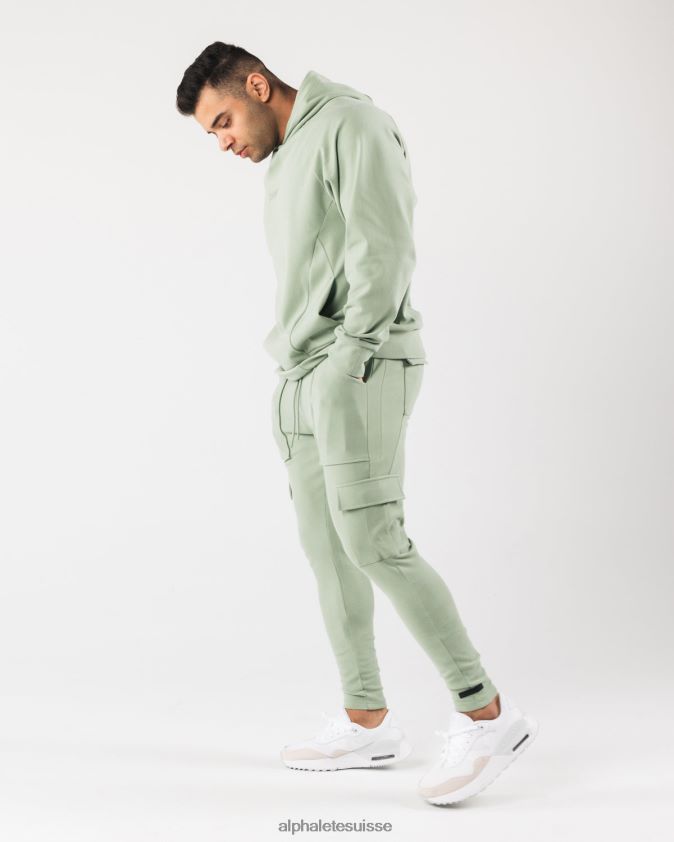 Hommes vêtements 46FZDN733 Alphalete cargaison d'identité vert sauge