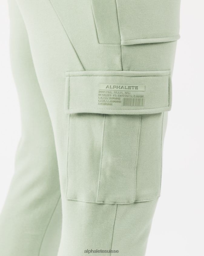 Hommes vêtements 46FZDN733 Alphalete cargaison d'identité vert sauge