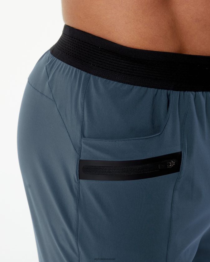 Hommes vêtements 46FZDN738 Alphalete pantalon de studio bleu baleine