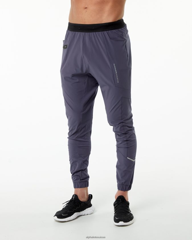 Hommes vêtements 46FZDN739 Alphalete pantalon de studio violet atténué