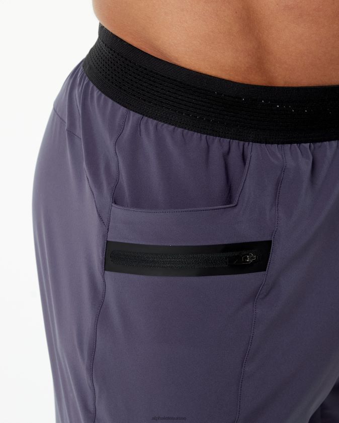 Hommes vêtements 46FZDN739 Alphalete pantalon de studio violet atténué