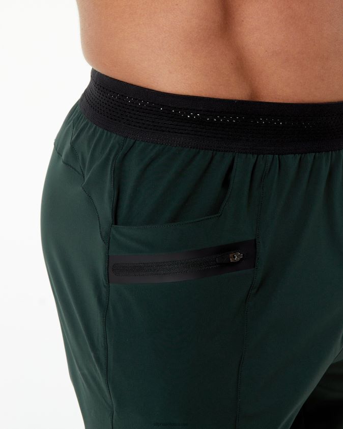 Hommes vêtements 46FZDN740 Alphalete pantalon de studio vert Chasseur