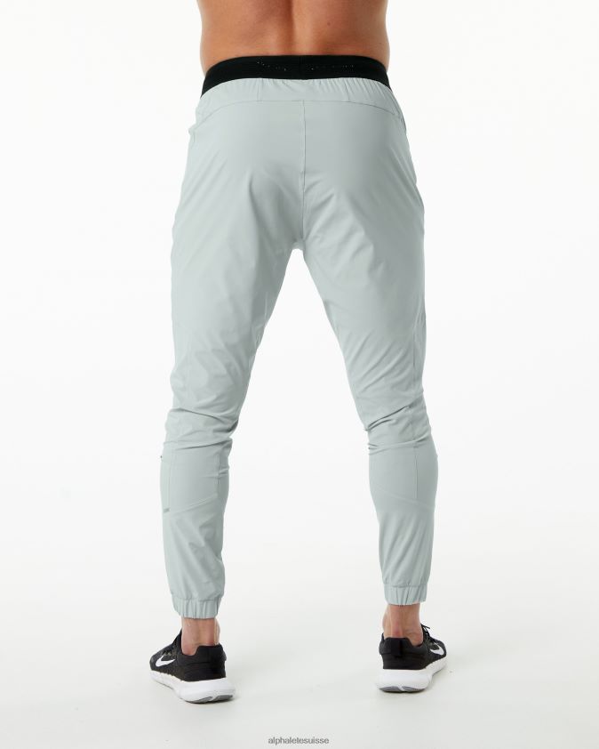 Hommes vêtements 46FZDN741 Alphalete pantalon de studio gris huître