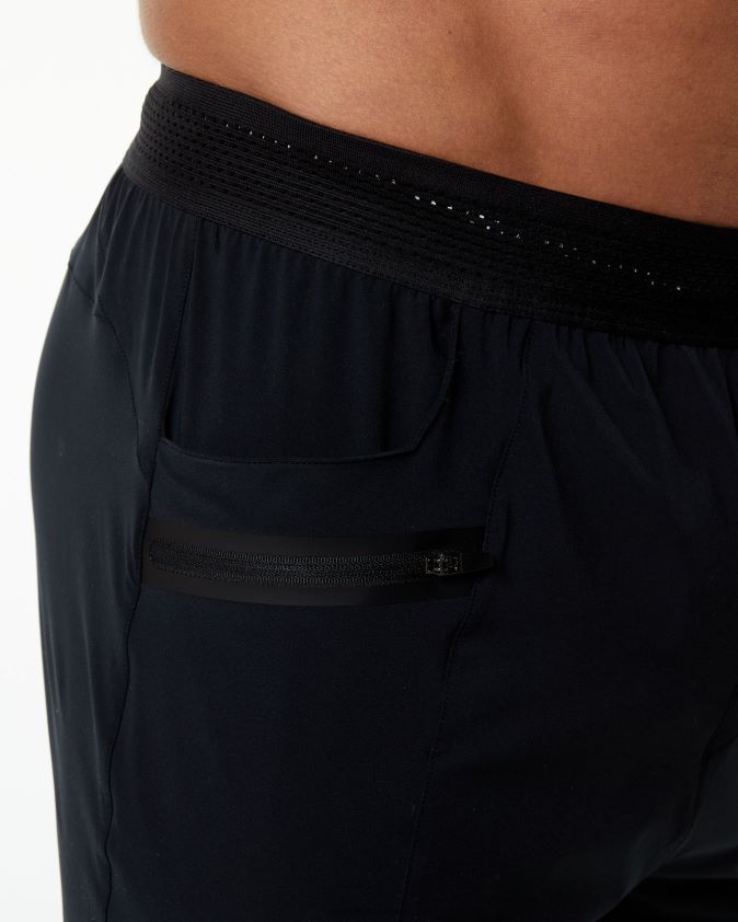 Hommes vêtements 46FZDN742 Alphalete pantalon de studio Noir argent