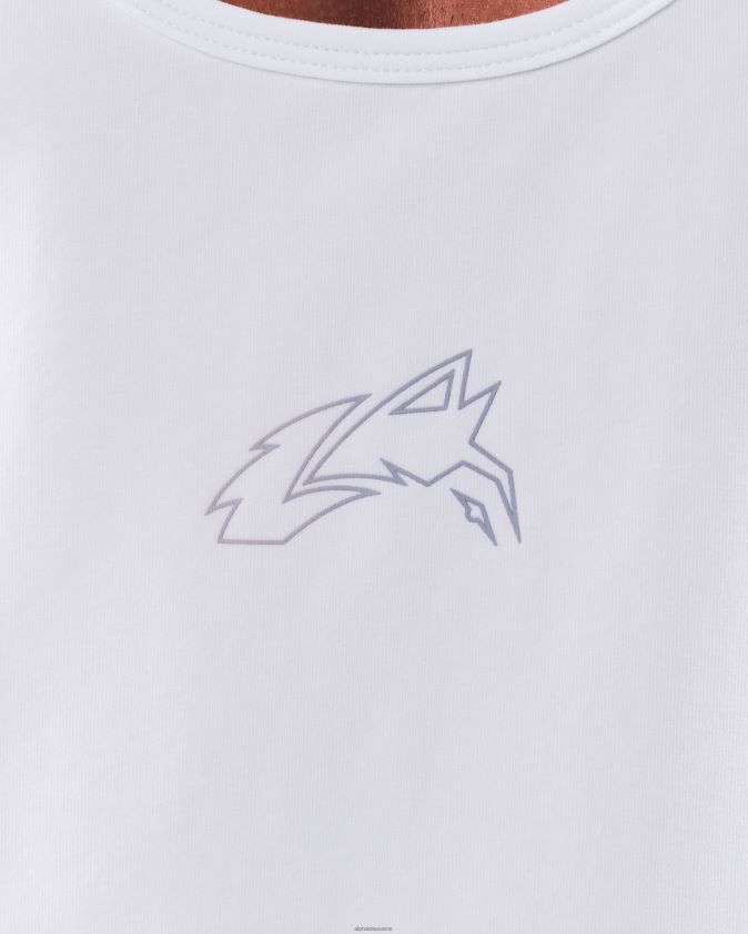 Hommes vêtements 46FZDN558 Alphalete limon à tête de loup eau blanche/plate