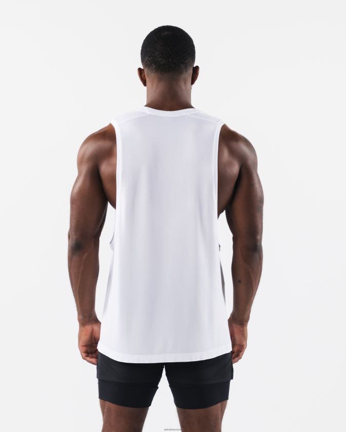Hommes vêtements 46FZDN570 Alphalete aa coupure airtech blanc