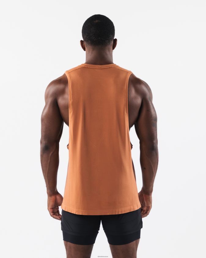Hommes vêtements 46FZDN572 Alphalete aa coupure airtech alliage orange