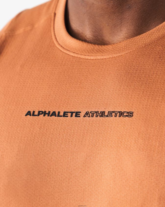 Hommes vêtements 46FZDN572 Alphalete aa coupure airtech alliage orange