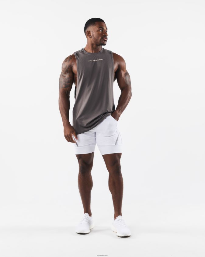 Hommes vêtements 46FZDN575 Alphalete aa coupure airtech gris béton poussiéreux